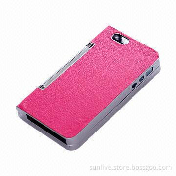 Bluetooth keyboard for iPhone5, with PU letaher case